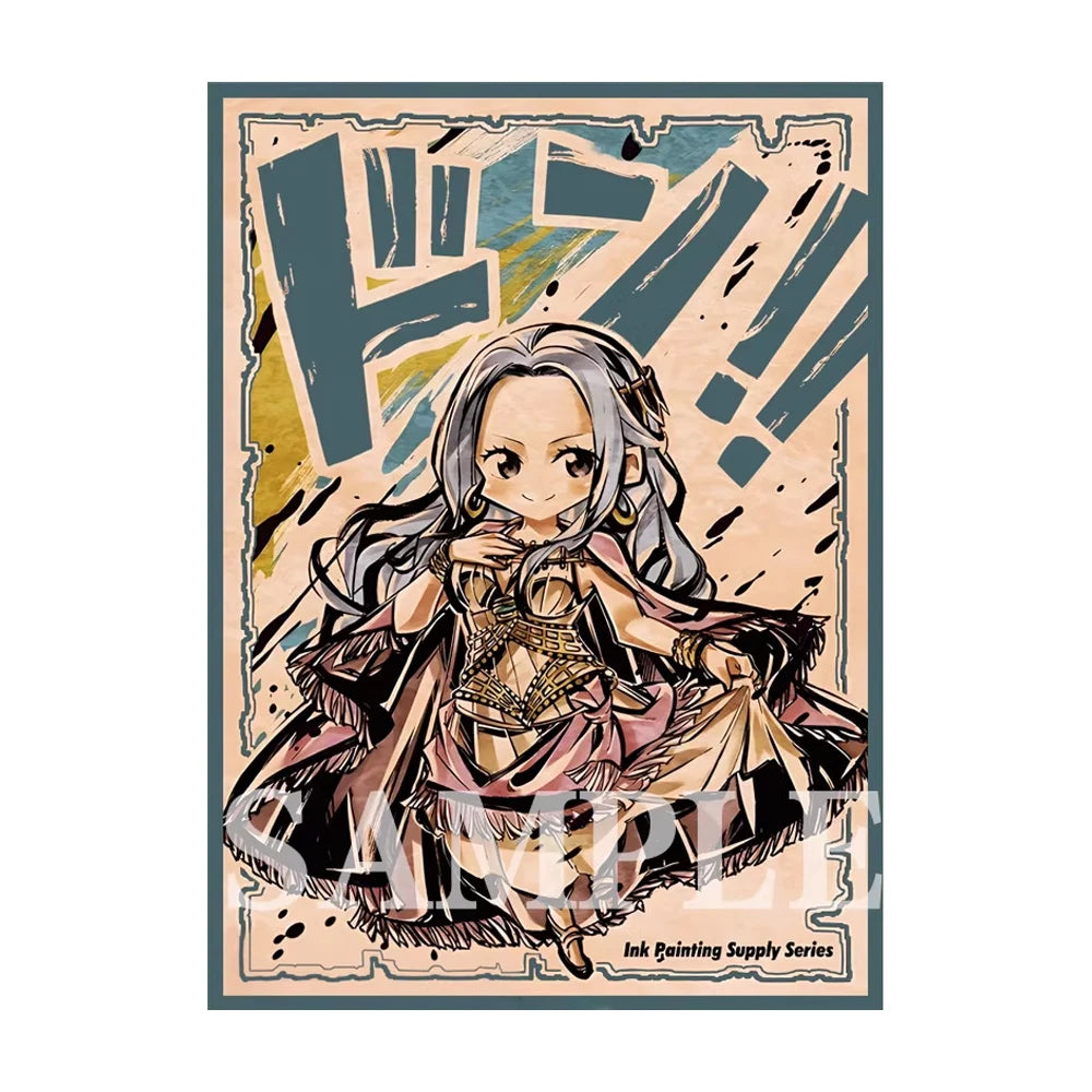 60pcs 67x92mm 5 Styles of Laser Holographic Anime Trading Card Sleeves Board Game Card Sleeves for MTG/PTCG Card Games