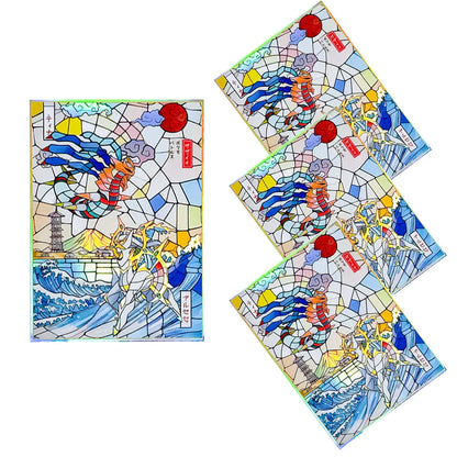 50PCS 66x91mm Anime Card Sleeves Illustration Outer Protector Shield Card Cover for  PTCG/TCG/WS/MGT Board Games Trading Card