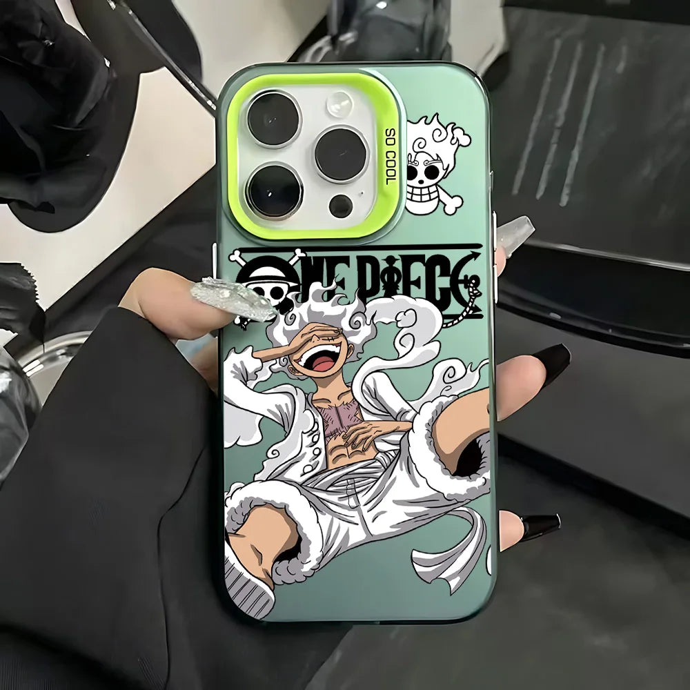 Anime One Piece Nika Luffys Phone Case for IPhone 17 17e 16e 16 15 14 13 12 11 Pro Max Air Plus Anti Fall Matte Back Cover
