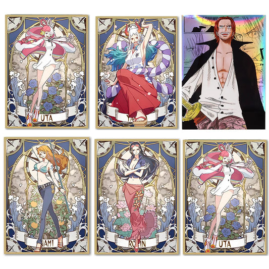 60PCS 67*92mm One Piece Card Sleeves Protector for MTG PTCG Trading Card Sleeves Anime Yamato/ Shanks /Nami OPCG Cards Sleeves