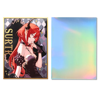 60 PCS 67X92mm Art Anime Card Sleeves for PKM/TCG Top Loading Laser Board Game Exquisite Card Holder Game Trading Card Protector