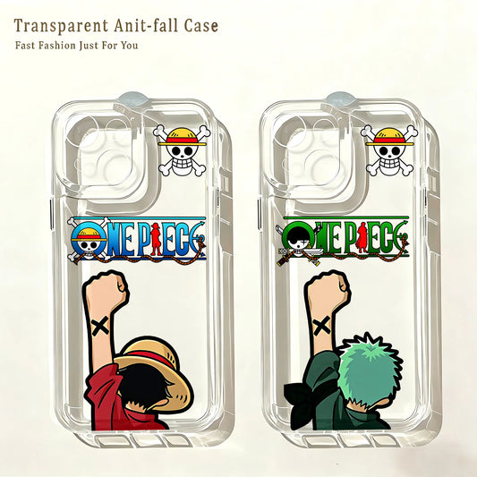 Anime New One Piece Cute Phone Case for IPhone 17e 17 16 16e 15 14 13 12 11 Mini Pro Max X XR XSMax Air Plus Clear Back Cover
