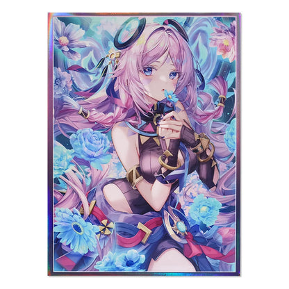 60PCS 67x92mm Laser Cartoon Character Protective Sleeves Cartoon Deck Shield Card Cover for MGT/PTCG Game Cards
