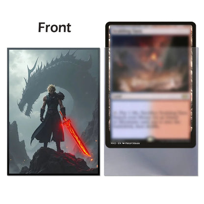 60PCS 66X91mm Standard Size Art Cartoon Anime Card Sleeves for MGT/TCG  Board Game Trading Card The Best Gift for Collectors