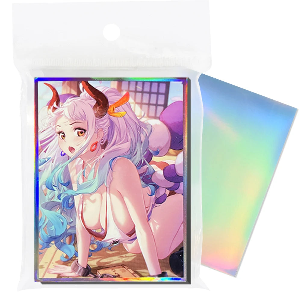67*92mm 60PCS One Piece Luffy Yamato Card Sleeves for PTCG MGT OPCG Trading Cards Collection Card Protector High Quality