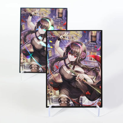 67×92mm 60PCS Standard Size Art Card Sleeves Anime Board Game Card Protector Cards Shield Double Card Cover for MGT/TCG Card