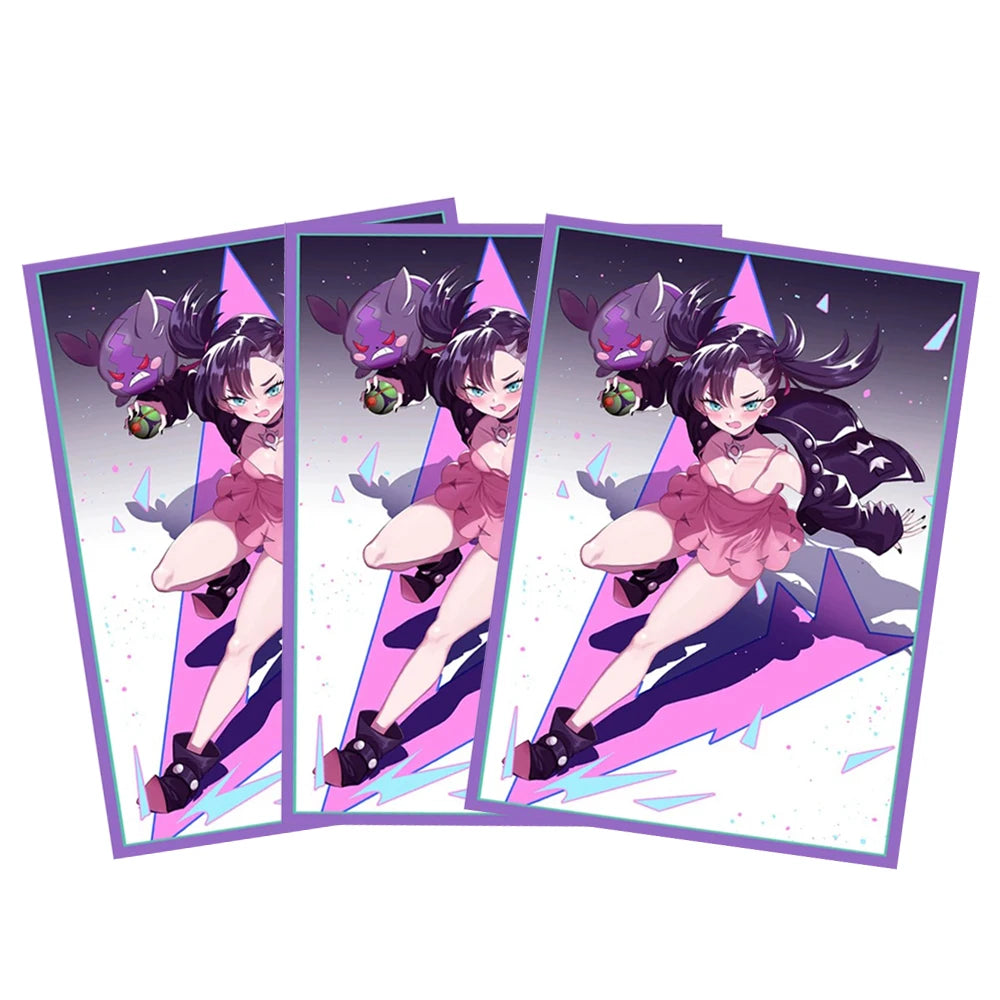 66*91mm Anime Card Sleeves for PTCG/Game Card 50PCS Standard Size Trading Card/Collection Card Sleeves