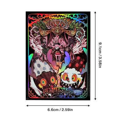 50 PCS 66*91mm Standard Size Art Anime Card Sleeves for MGT/PKM/PTCG Game Top Loading Board Game Trading Card