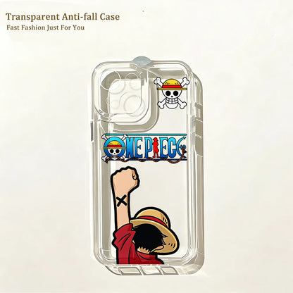 Anime New One Piece Cute Phone Case for IPhone 17e 17 16 16e 15 14 13 12 11 Mini Pro Max X XR XSMax Air Plus Clear Back Cover