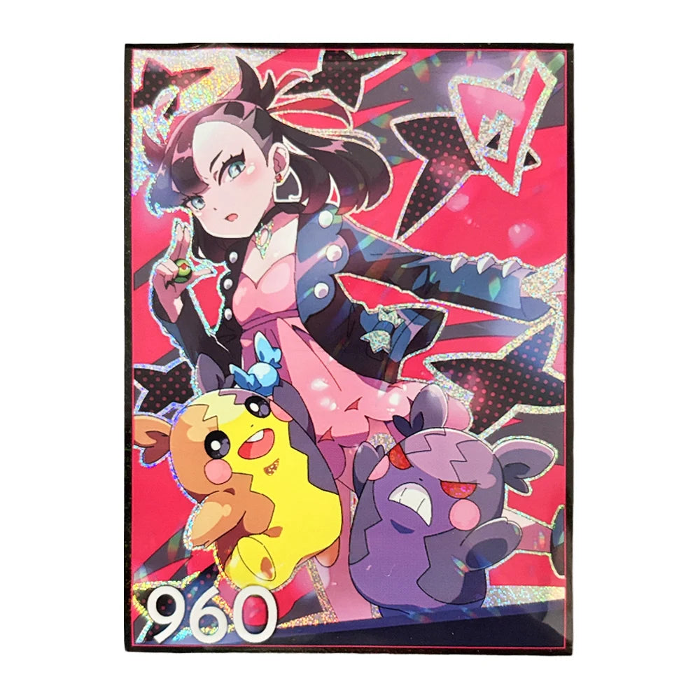 66X91mm 50PCS Standard Size Cartoon Anime Card Sleeves Board Game Trading Card Protector for MGT/PKM/PTCG
