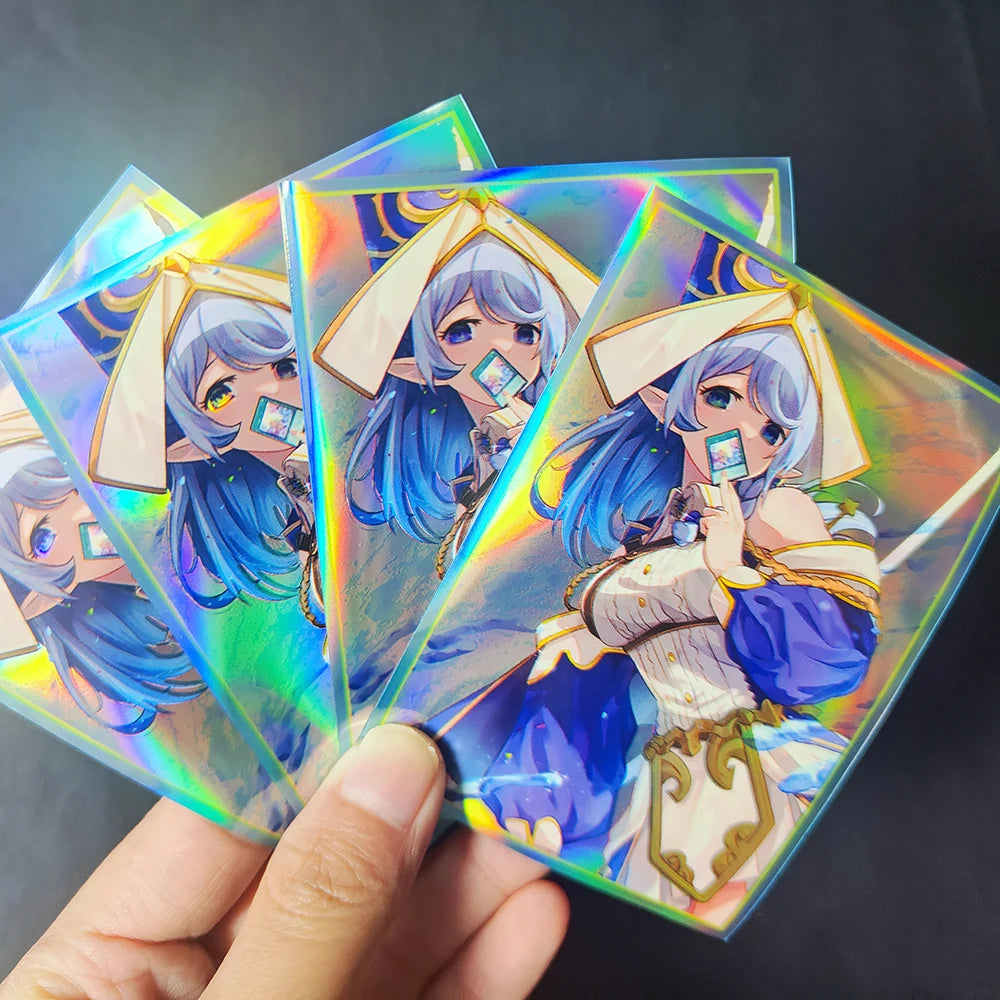 50PCS 63x90mm Trading Card Sleeves Printing Anime Card Sleeves Perfect fit YGO Card Protector Game Cards as Halloween Toy Gifts