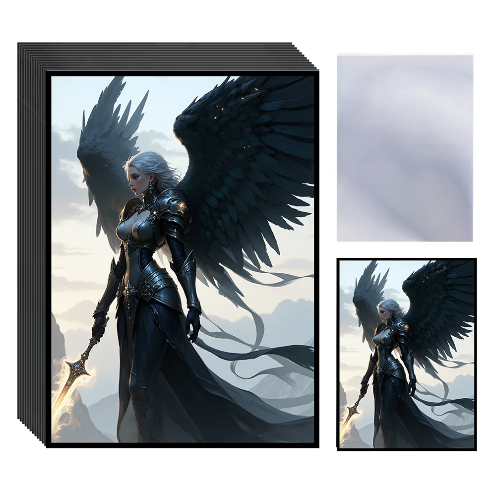 60pcs 66x91mm Multiple Styles Cool Anime Card Sleeves, Perfect for PTCG/Trading Cards, Board Game /Collection Cards Protector