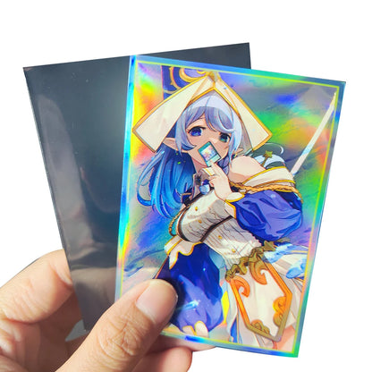 50PCS 63x90mm Trading Card Sleeves Printing Anime Card Sleeves Perfect fit YGO Card Protector Game Cards as Halloween Toy Gifts