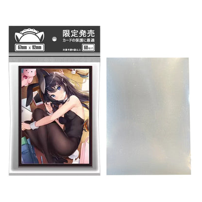 60PCS 67x92mm Anime Card Sleeves Board Game Cards Protector Cards Shield Double Card Cover for PTCG/PKM/MGT WS Trading Cards