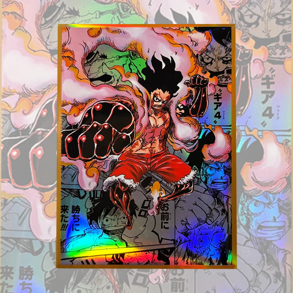 60PCS 67X92mm Standard Size Art Anime Card Sleeves OPCG/PTCG Game Top Loading Board Game Trading Card Protector