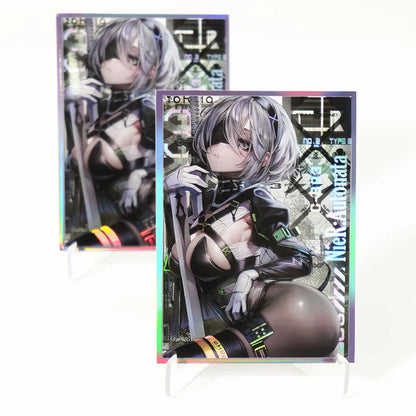 60PCS 67x92mm Holographic Laser High Quality Anime Card Sleeves for MGT Trading Card Protector Card Cover for PTCG Game Cards