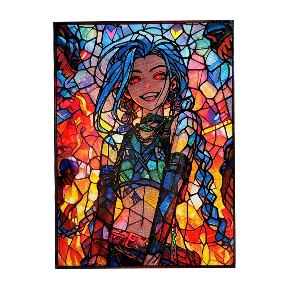 50PCS 66X91mm Standard Size Cartoon Anime Card Sleeves Board Game Trading Card Protector for MGT/PKM/PTCG