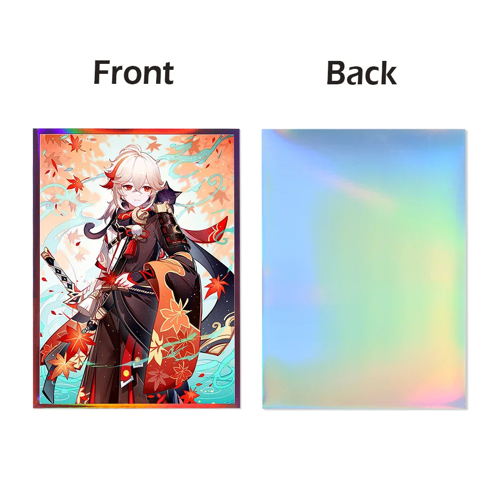 60PCS 67x92mm Standard Size TCG Card Sleeve Protector Anime Card Sleeves Board Game Cards Protector PTCG Cards Shield