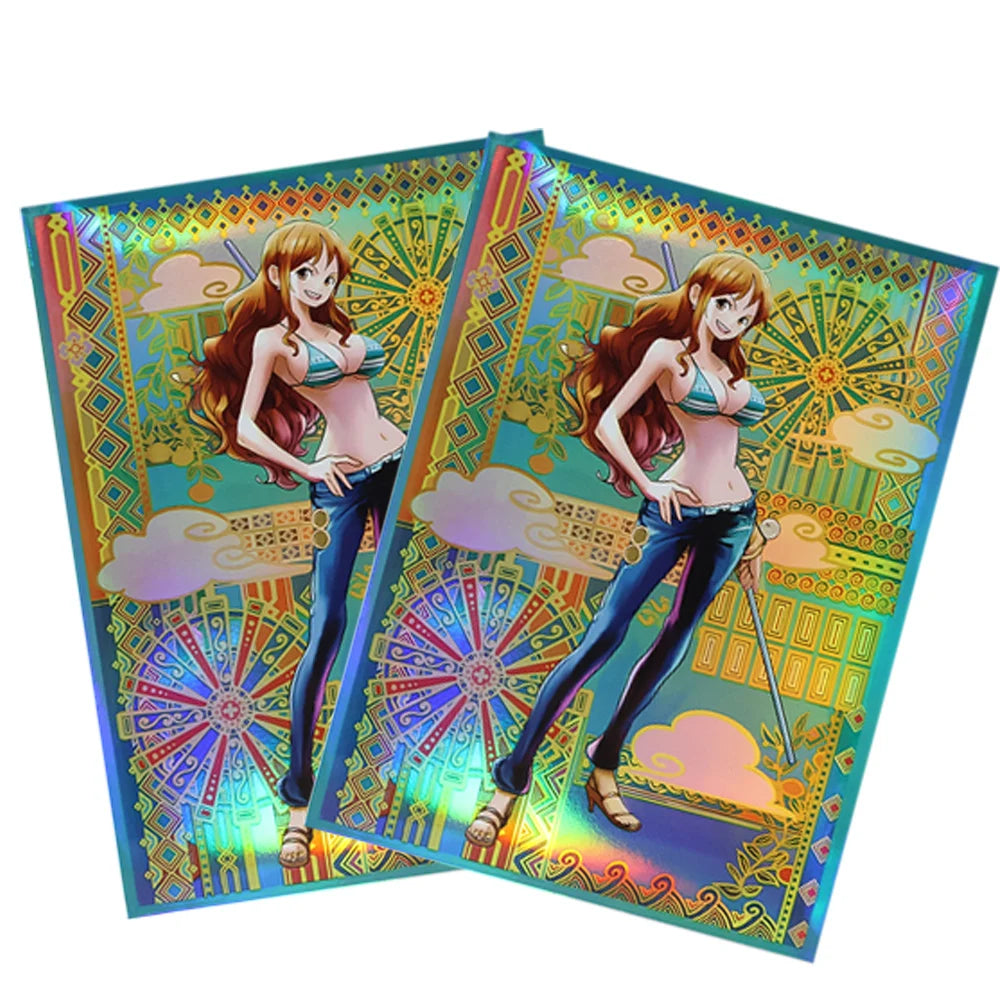 60PCS One Piece Nami /Yamato/Roronoa Zoro Card Sleeves for PTCG MGT Card Protector Game Card Sleeves 67x92mm OPCG Card Sleeves