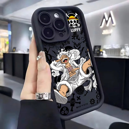 Anime One Piece Luffys Zoros Phone Case for IPhone 17e 17 16e 16 15 14 13 12 11 Air Pro Max Mini XR Plus Soft TPU Back Cover