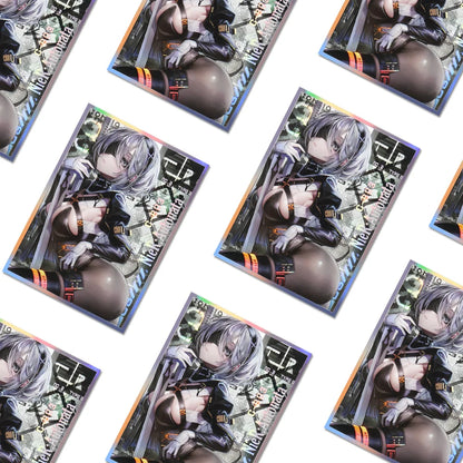 60PCS 67x92mm Holographic Laser High Quality Anime Card Sleeves for MGT Trading Card Protector Card Cover for PTCG Game Cards