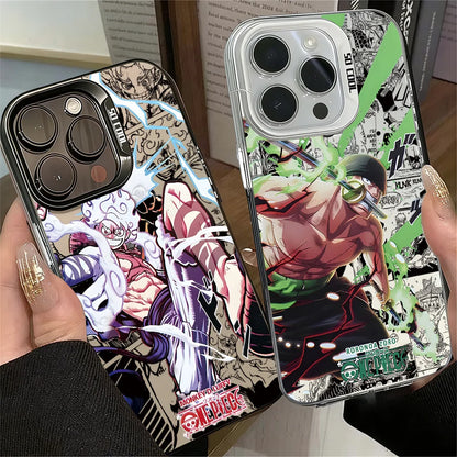 Anime One Piece Luffys Zoros Phone Case for IPhone 17 17e 16e 16 15 14 13 12 11 Pro Max Air Plus Anti Fall Matte Back Cover