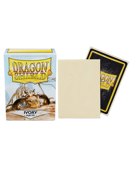 100PCS Dragon Shield Card Sleeve Matte Red/Ivory/Clear/Crimson/Magenta/Black Protector for Trading Cards/ PTCG 66x91mm