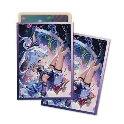 60PCS 67x92mm Holographic Anime Card Sleeves for MTG Card Top Loading Board Game Inner Card Protector for TCG/PTCG Cards