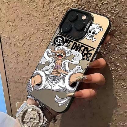 Anime One Piece Nika Luffys Phone Case for IPhone 17 17e 16e 16 15 14 13 12 11 Pro Max Air Plus Anti Fall Matte Back Cover
