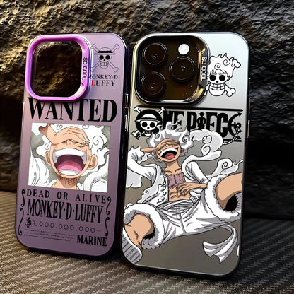 Anime One Piece Nika Luffys Phone Case for IPhone 17 17e 16e 16 15 14 13 12 11 Pro Max Air Plus Anti Fall Matte Back Cover