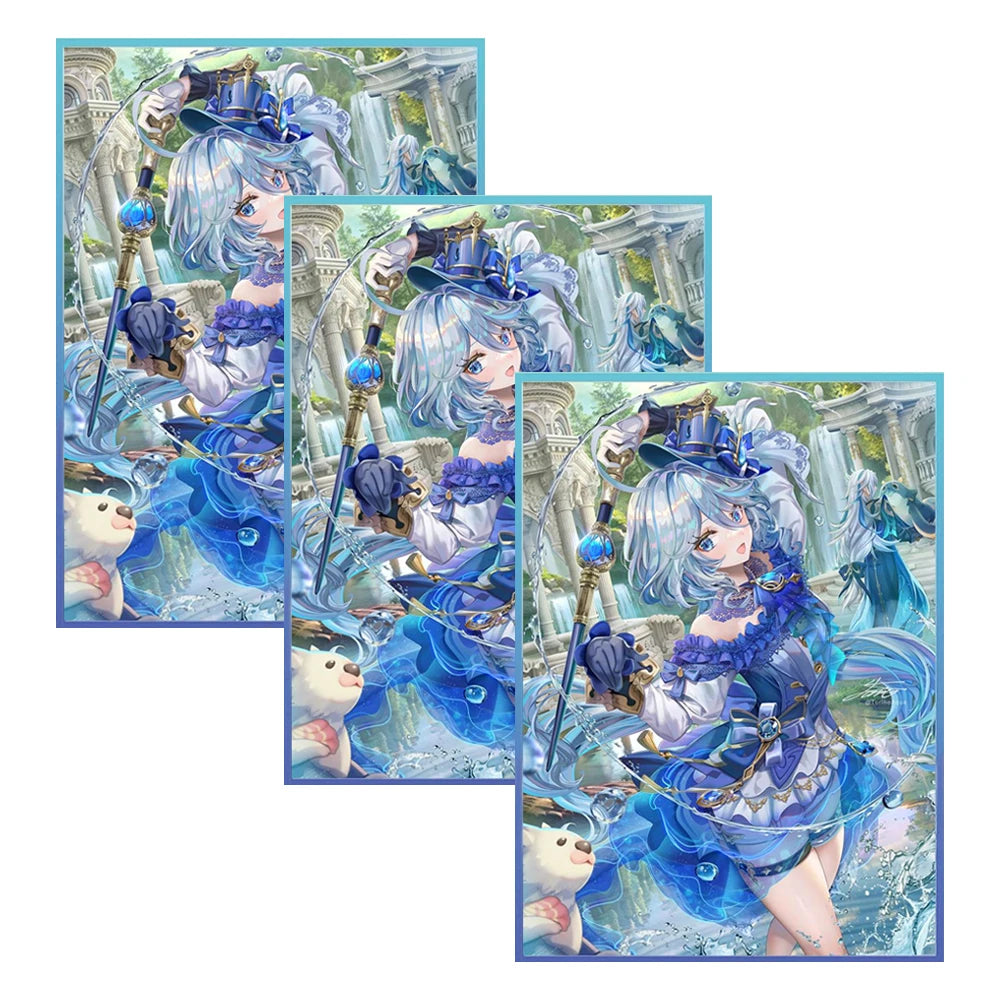 67x92mm 60PCS Laser High Quality Anime Card Sleeves Perfect fit MGT/PKM/PTCG Game Cards Trading Card Protector
