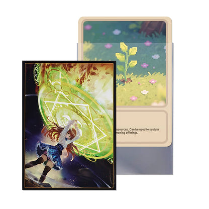 60PCS 67x92mm Glossy Surface Anime Card Sleeves for MGT Card Top Loading Board Game Inner Card Protector for TCG/PTCG Cards