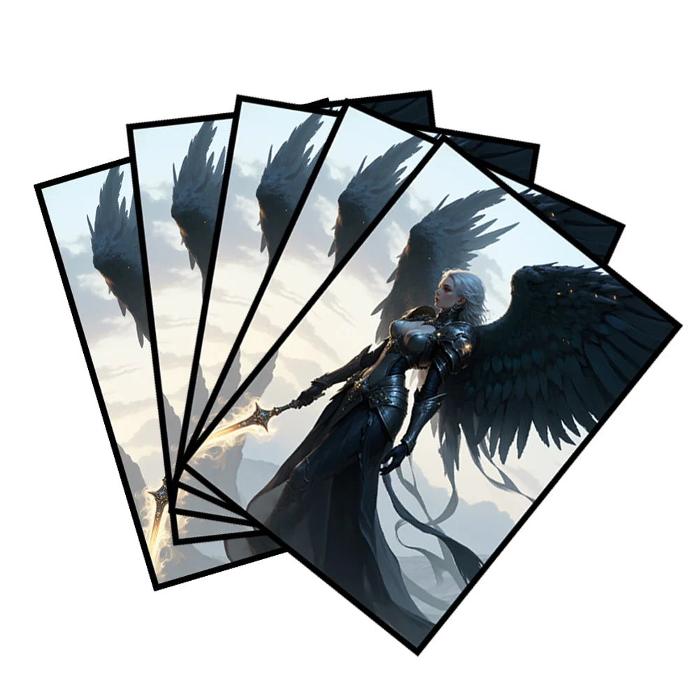 60PCS 66x91mm Anime Card Sleeves Cartoon Character Standard Size TCG Deck Shield Card Protector for MTG/PTCG/TCG