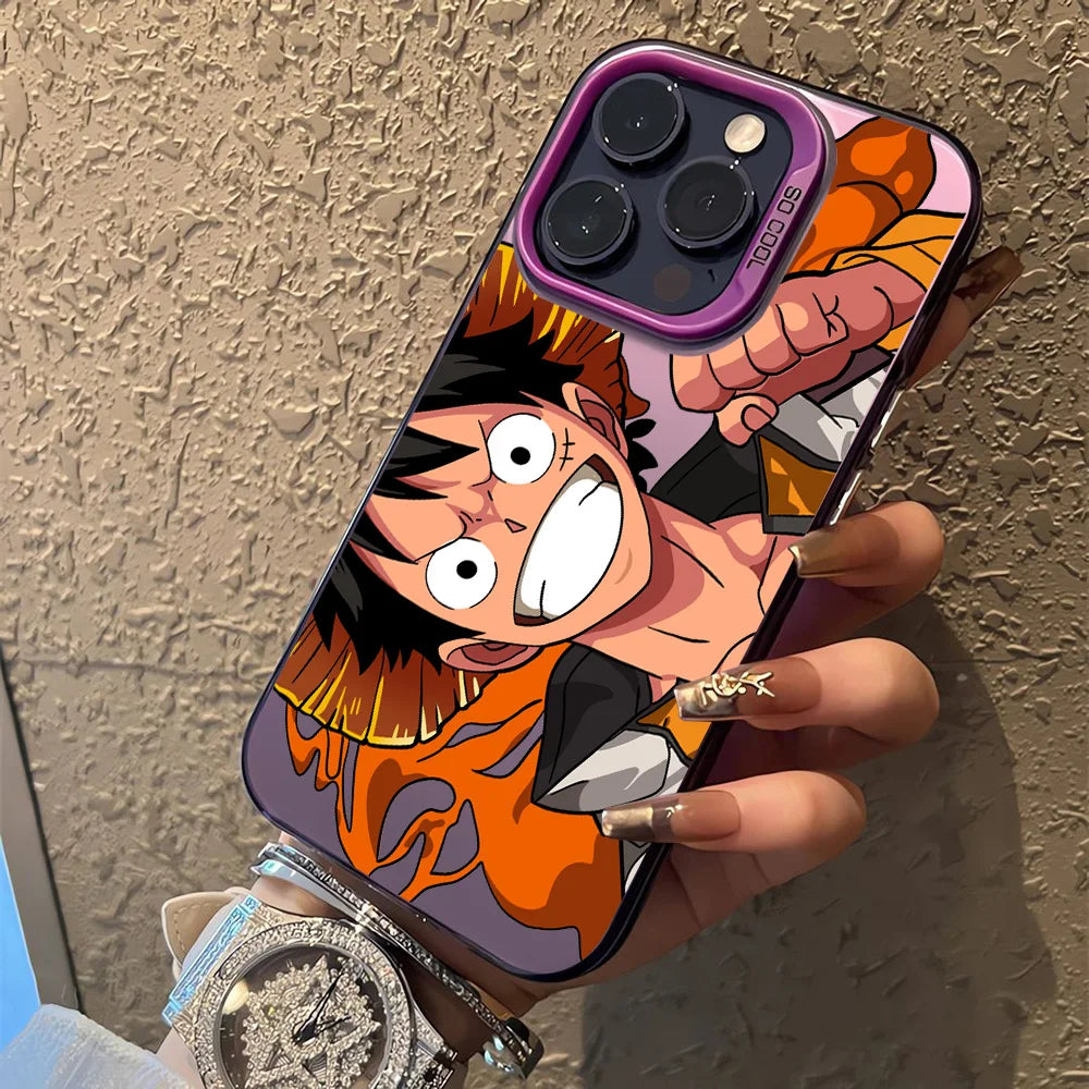 Anime One Piece Luffys Zoros Phone Case for IPhone 17 17e 16e 16 15 14 13 12 11 Pro Max Air Plus Anti Fall Matte Back Cover
