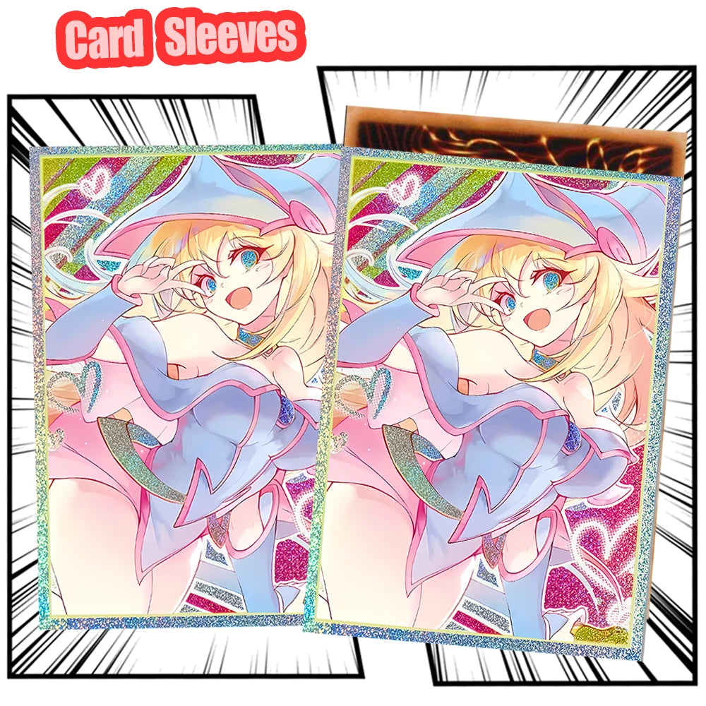50PCS 63x90mm 16 Styles Anime Card Sleeve for YGO Game Cards Collection Player's Favorite Cartoon Sleeves Year-end Special Offer
