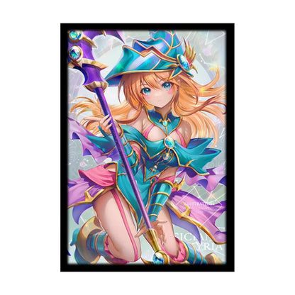 63x90mm 50PCS laser Illustration Anime Card Sleeves Trading Card Sleeves Japanese Card Protector for YGO Game Cards
