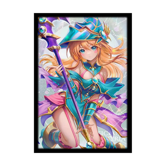 63x90mm 50PCS laser Illustration Anime Card Sleeves Trading Card Sleeves Japanese Card Protector for YGO Game Cards