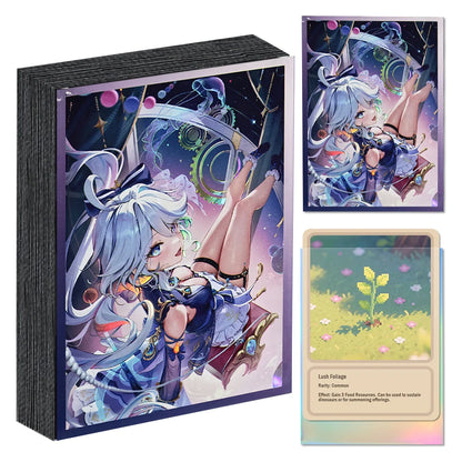 60PCS 67x92mm Holographic Anime Card Sleeves for MTG Card Top Loading Board Game Inner Card Protector for TCG/PTCG Cards