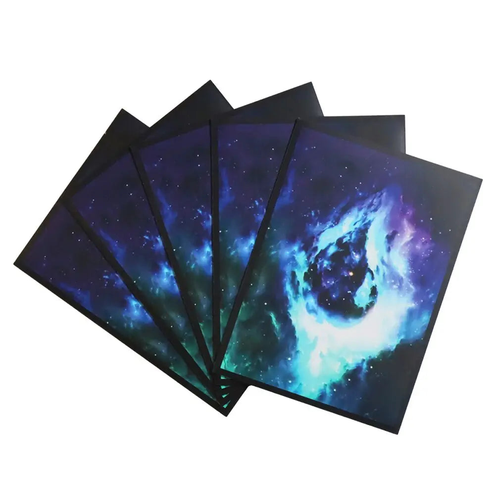 60 PCS 66x91mm Board Game Matte Art Card Sleeves TCG Card Cover Print Trading Card Sleeves for PKM/PTCG/MTG Card Games