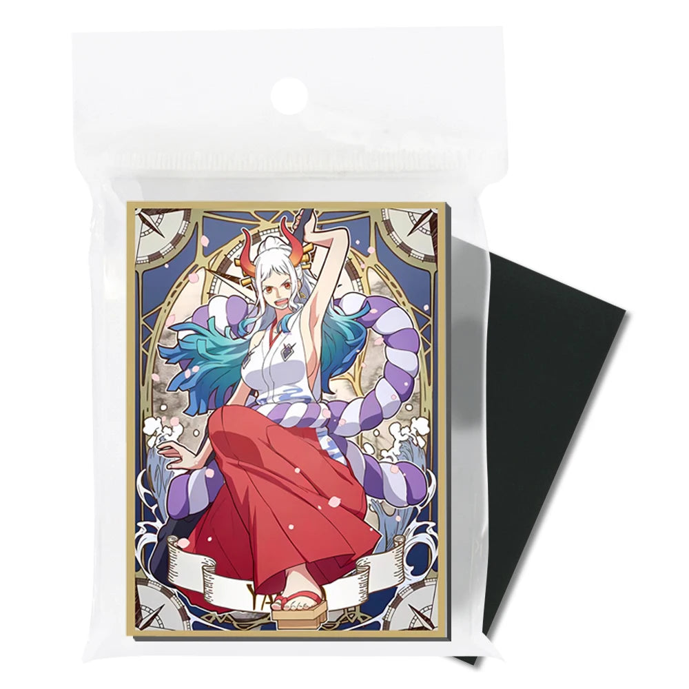 60PCS 67*92mm One Piece Card Sleeves Protector for MTG PTCG Trading Card Sleeves Anime Yamato/ Shanks /Nami OPCG Cards Sleeves