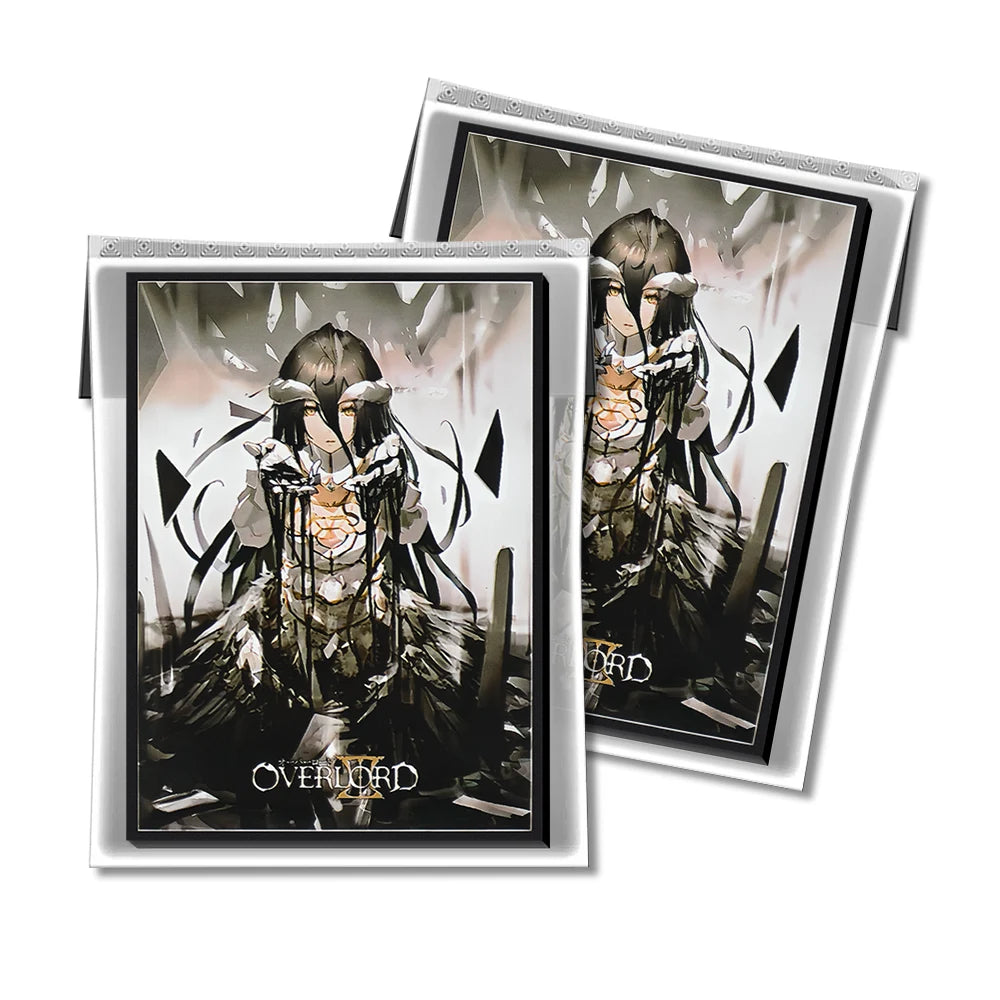 60 PCS Art Anime Card Sleeves for MTG, 67×92mm Top Loading Board Game Inner Card Protector for TCG/PTCG/PKM(Overlord)