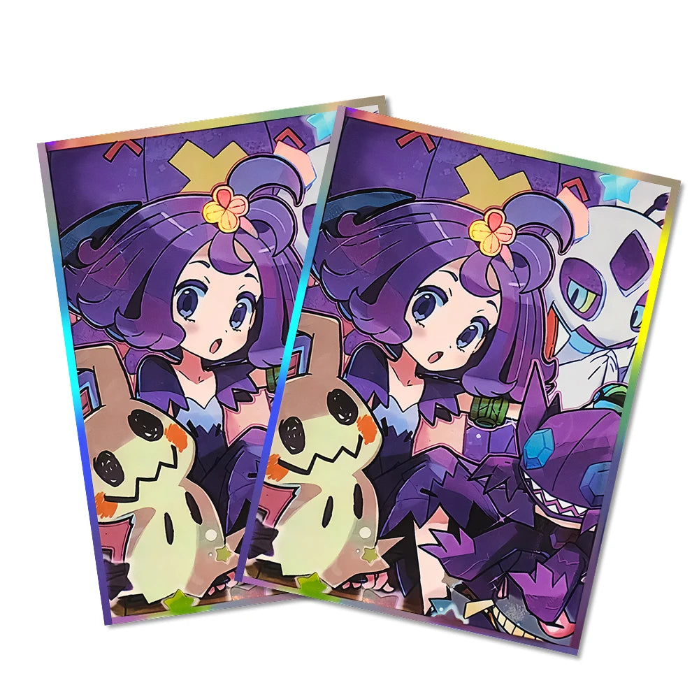 32 Styles 60PCS Standard Size Anime Card Sleeves Protector for PTCG MGT Trading Card Sleeves for Game Card Outer Card Protectors