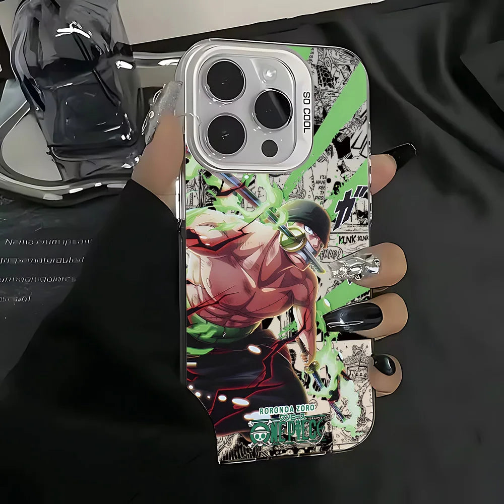 Anime One Piece Luffys Zoros Phone Case for IPhone 17 17e 16e 16 15 14 13 12 11 Pro Max Air Plus Anti Fall Matte Back Cover