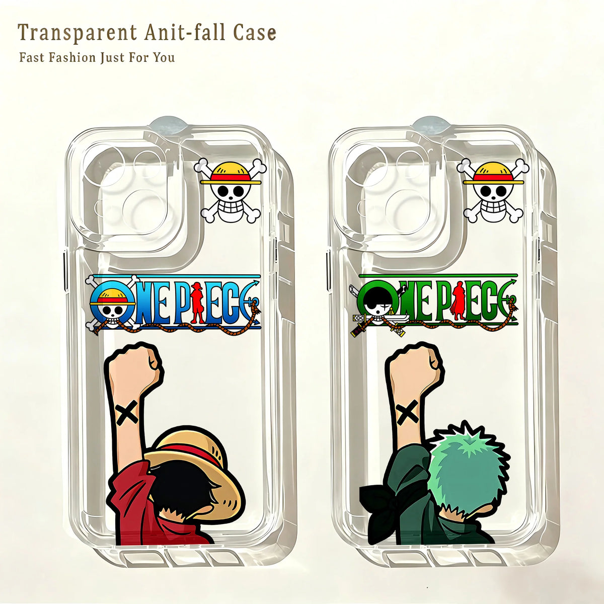 Anime New One Piece Cute Phone Case for IPhone 17e 17 16 16e 15 14 13 12 11 Mini Pro Max X XR XSMax Air Plus Clear Back Cover
