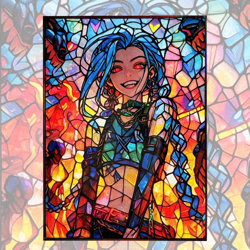 50PCS 66X91mm Standard Size Cartoon Anime Card Sleeves Board Game Trading Card Protector for MGT/PKM/PTCG