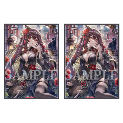 60PCS 67x92mm Limited Amount Art Anime Card Sleeves Board Game Trading Card Protector for MTG/PKM/PTCG Game Cards