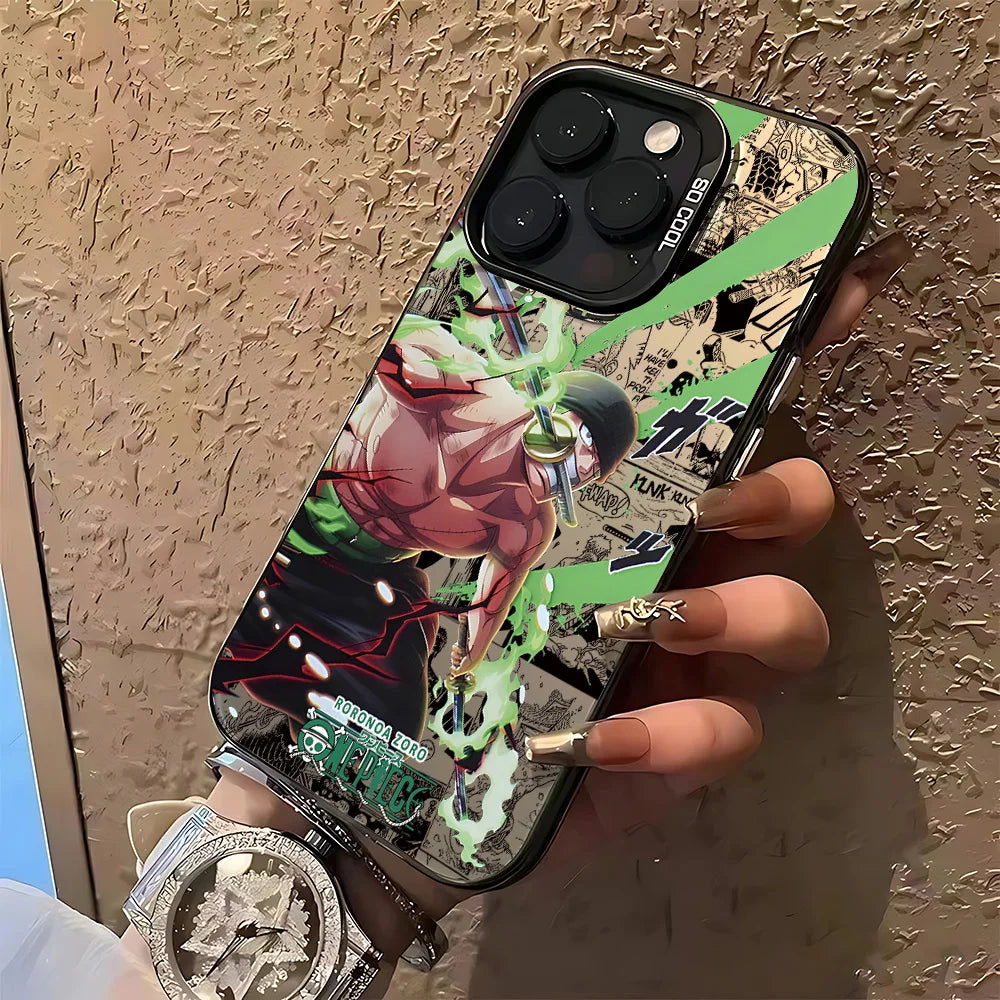 Anime One Piece Luffys Zoros Phone Case for IPhone 17 17e 16e 16 15 14 13 12 11 Pro Max Air Plus Anti Fall Matte Back Cover