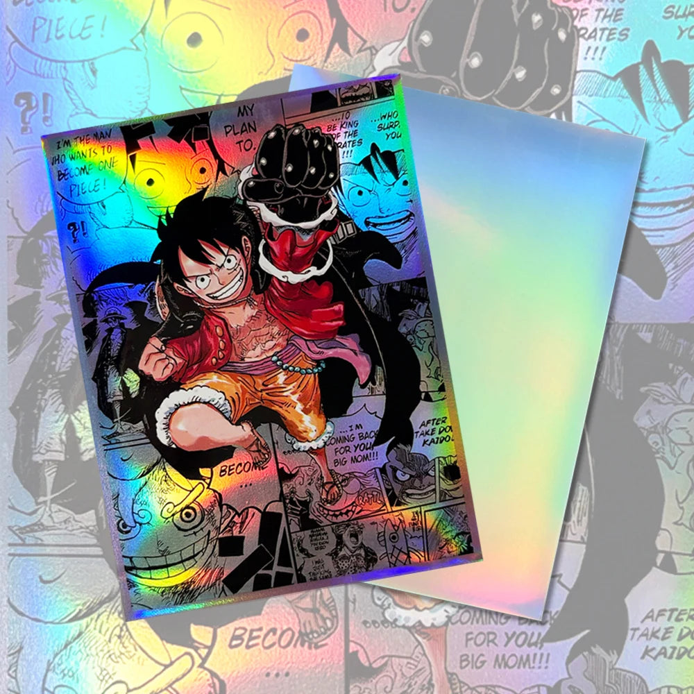 60PCS 67X92mm Standard Size Art Anime Card Sleeves OPCG/PTCG Game Top Loading Board Game Trading Card Protector