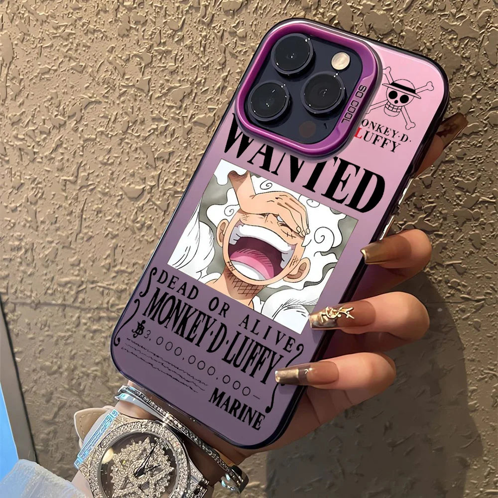 Anime One Piece Nika Luffys Phone Case for IPhone 17 17e 16e 16 15 14 13 12 11 Pro Max Air Plus Anti Fall Matte Back Cover