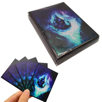 60 PCS 66x91mm Board Game Matte Art Card Sleeves TCG Card Cover Print Trading Card Sleeves for PKM/PTCG/MTG Card Games